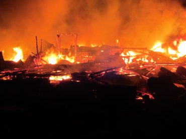 Etmanskie Lumber destroyed by blaze
