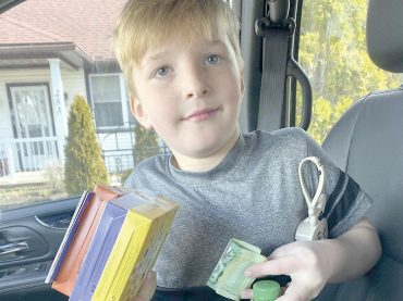 Eganville boy loses $20 but doubles his money and fortune