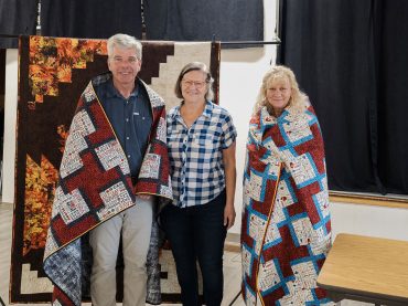 Veterans honoured with quilts