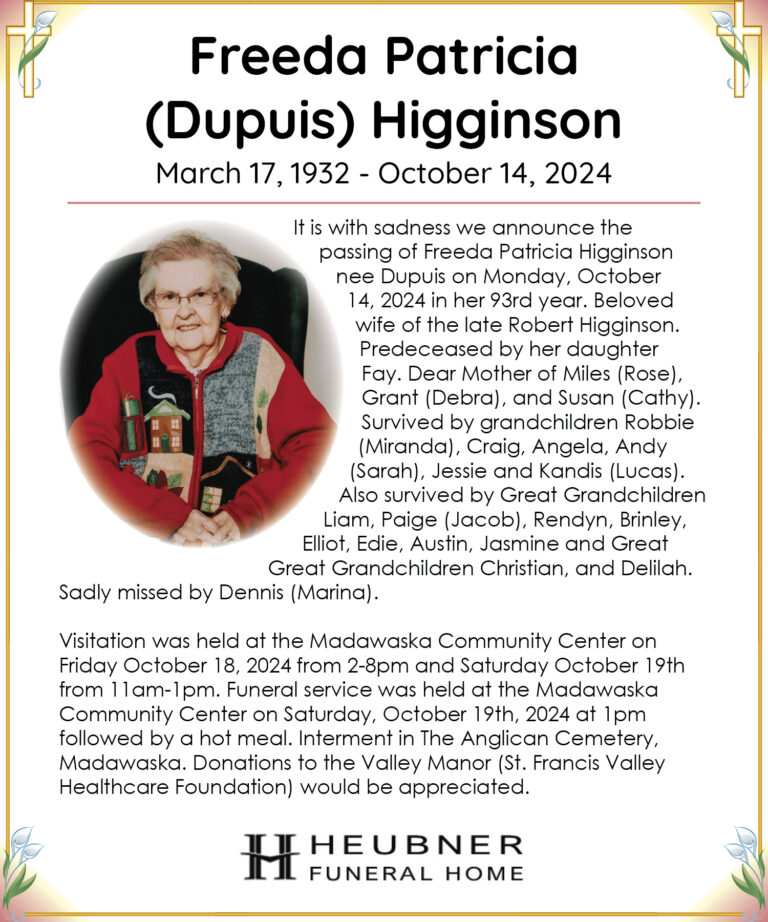 10-23 Higginson OBIT 3x6