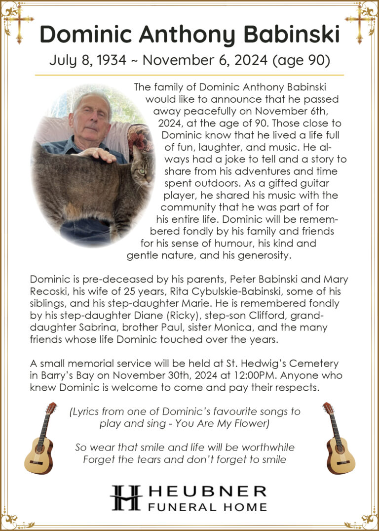 11-20 Babinski OBIT 3x