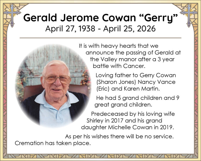 04-29 Cowan OBIT 3x